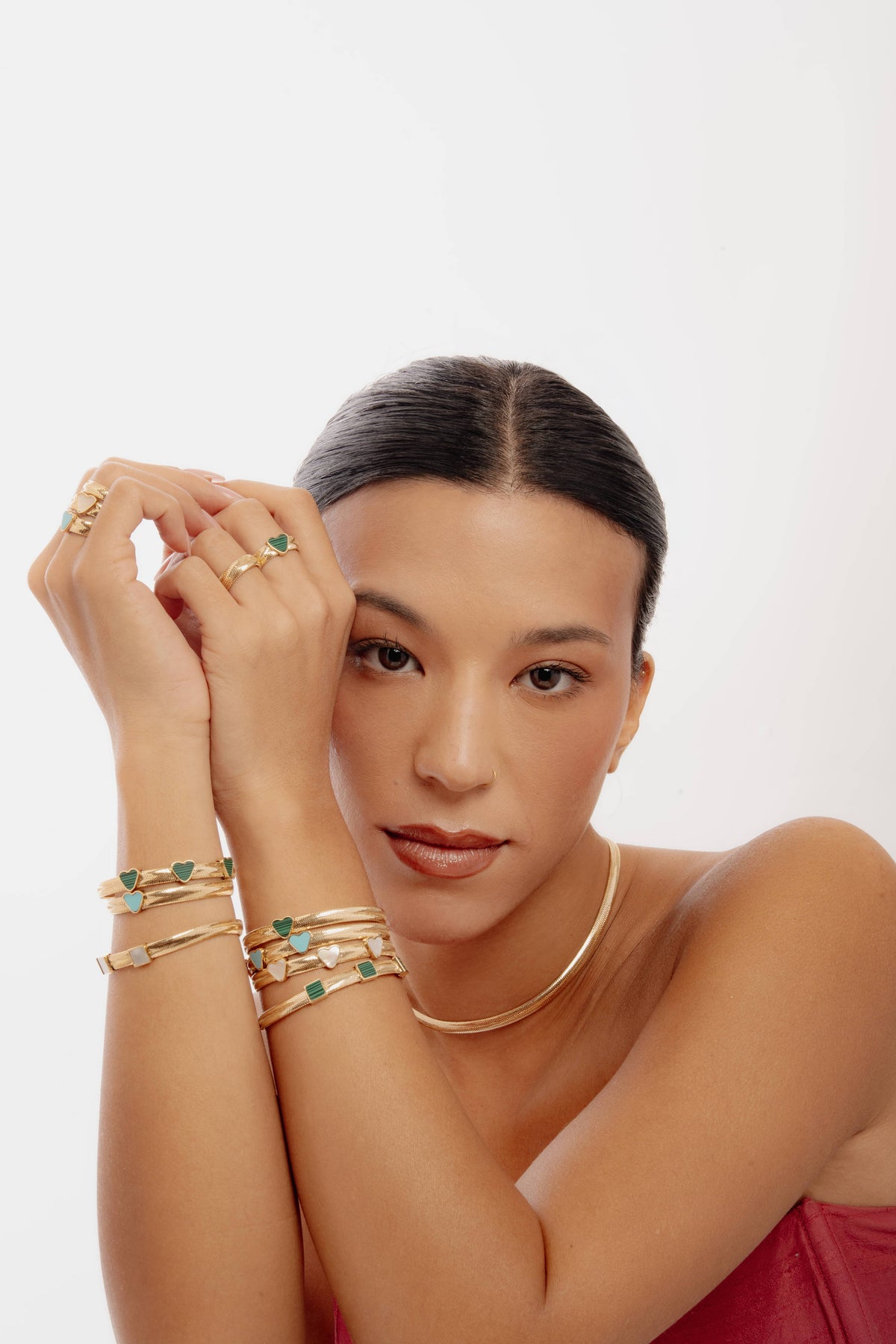 TRINITY SQUARED BAND BRACELET