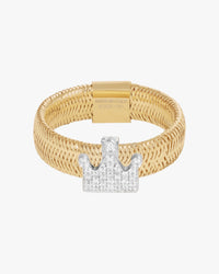 BRIGHT FUTURE CHARM RIBBON RING - White