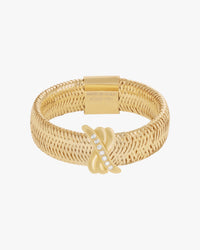 TIED TO YOU CHARM RIBBON RING - Yellow