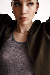 DIAMOND ENDLESS WIRE NECKLACE