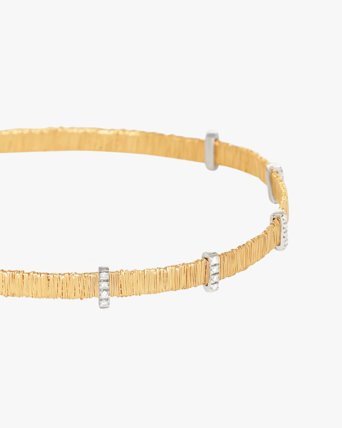 DIAMOND THIN ENDLESS WIRE BRACELET 6