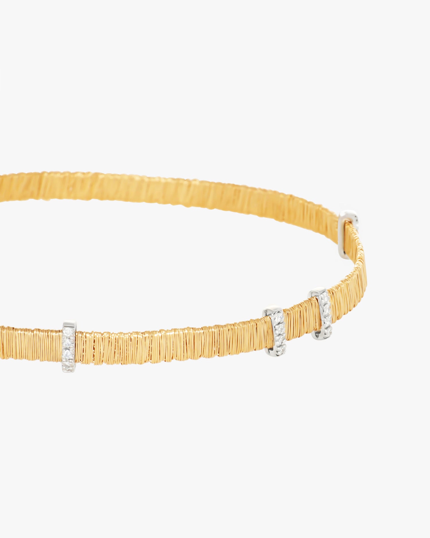 DIAMOND THIN ENDLESS WIRE BRACELET 4