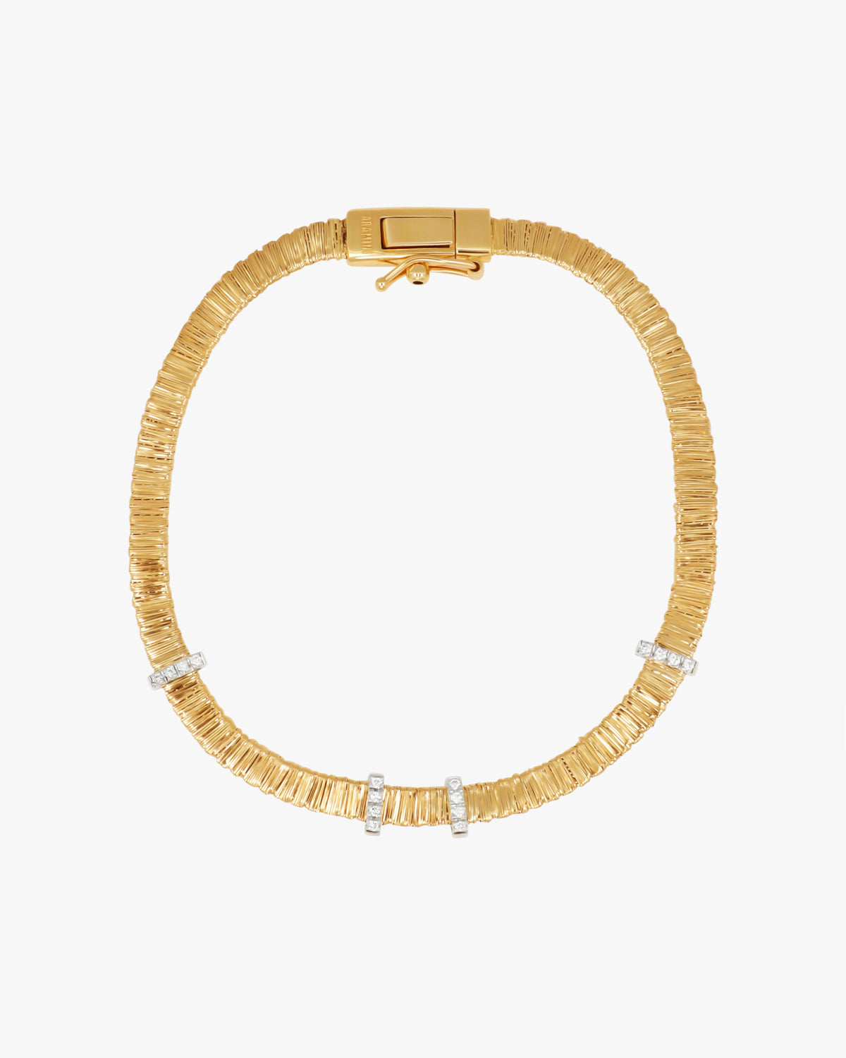 DIAMOND THIN ENDLESS WIRE BRACELET 4