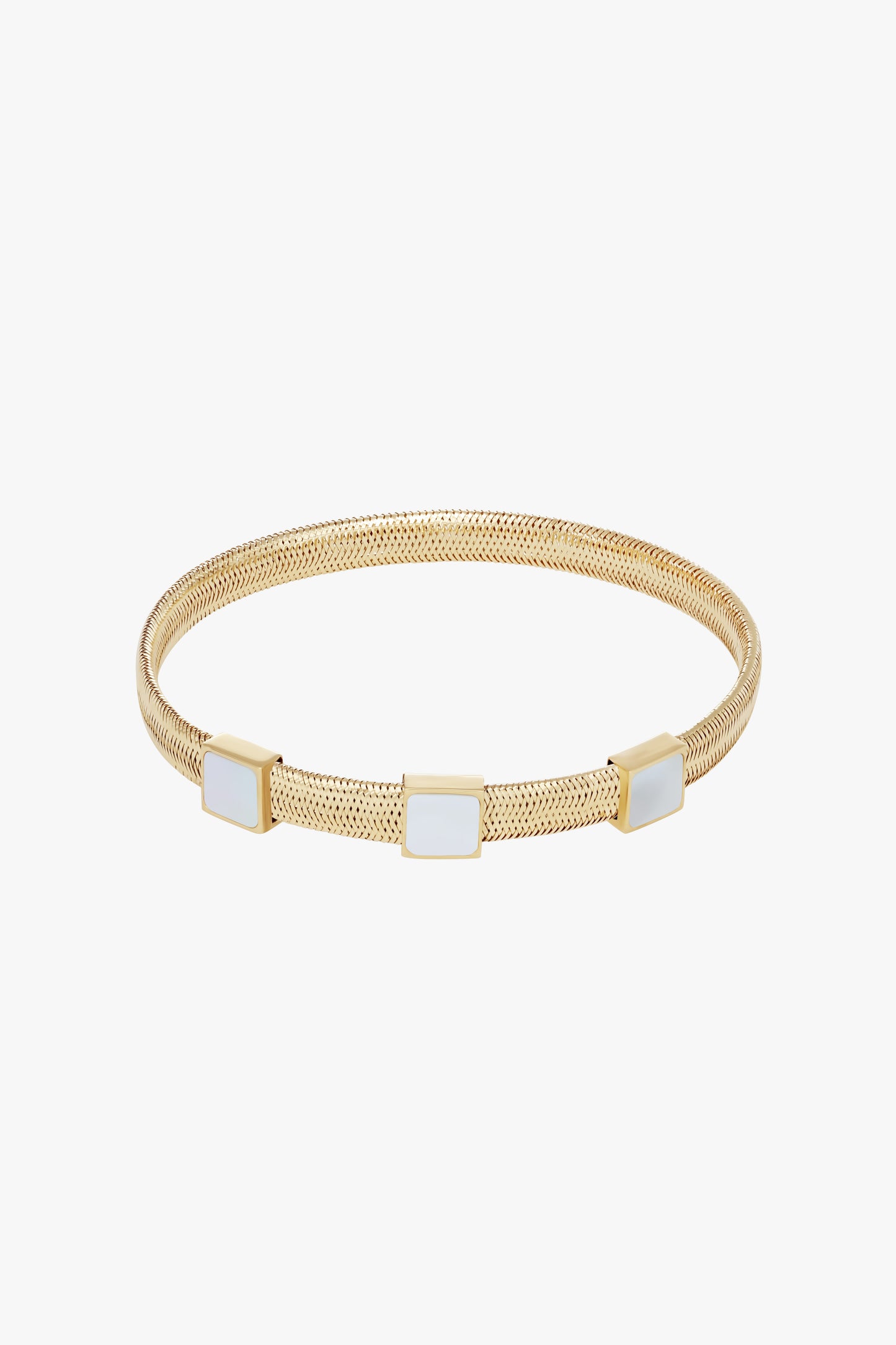 TRINITY SQUARED BAND BRACELET