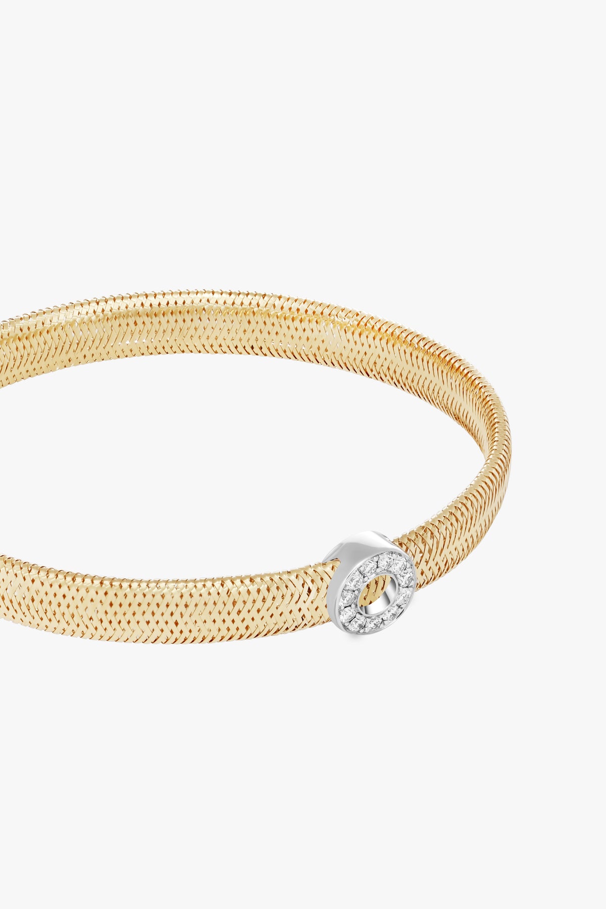 DIAMOND CIRCLE FLEX BRACELET
