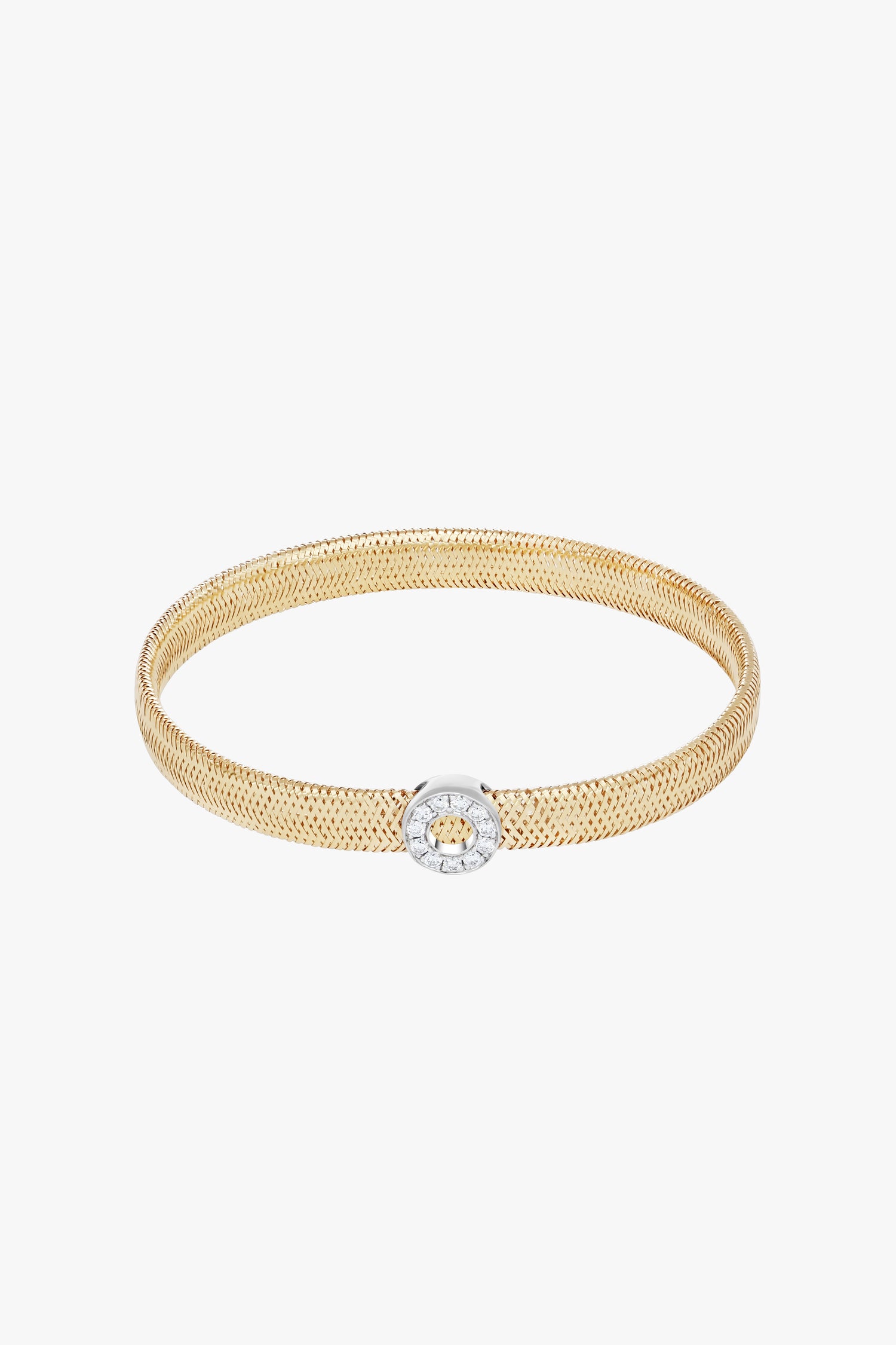 DIAMOND CIRCLE FLEX BRACELET