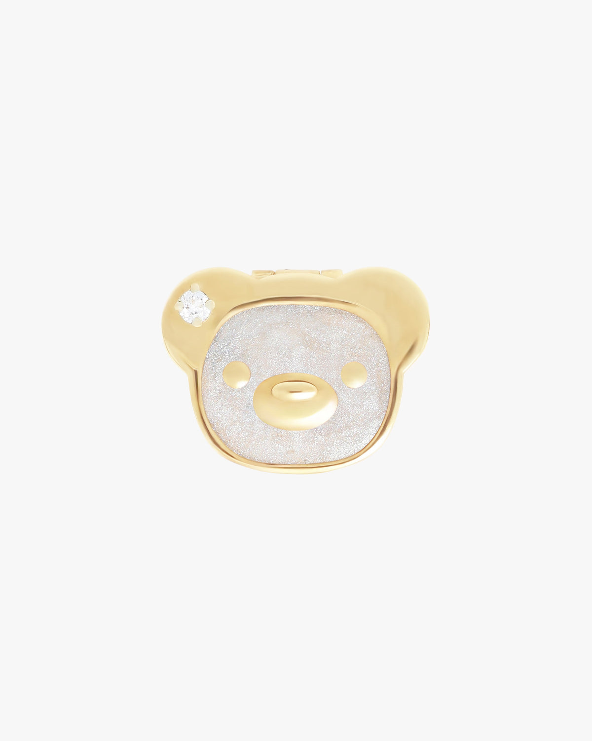 TENDER BEAR CHARM - Mother of Pearl