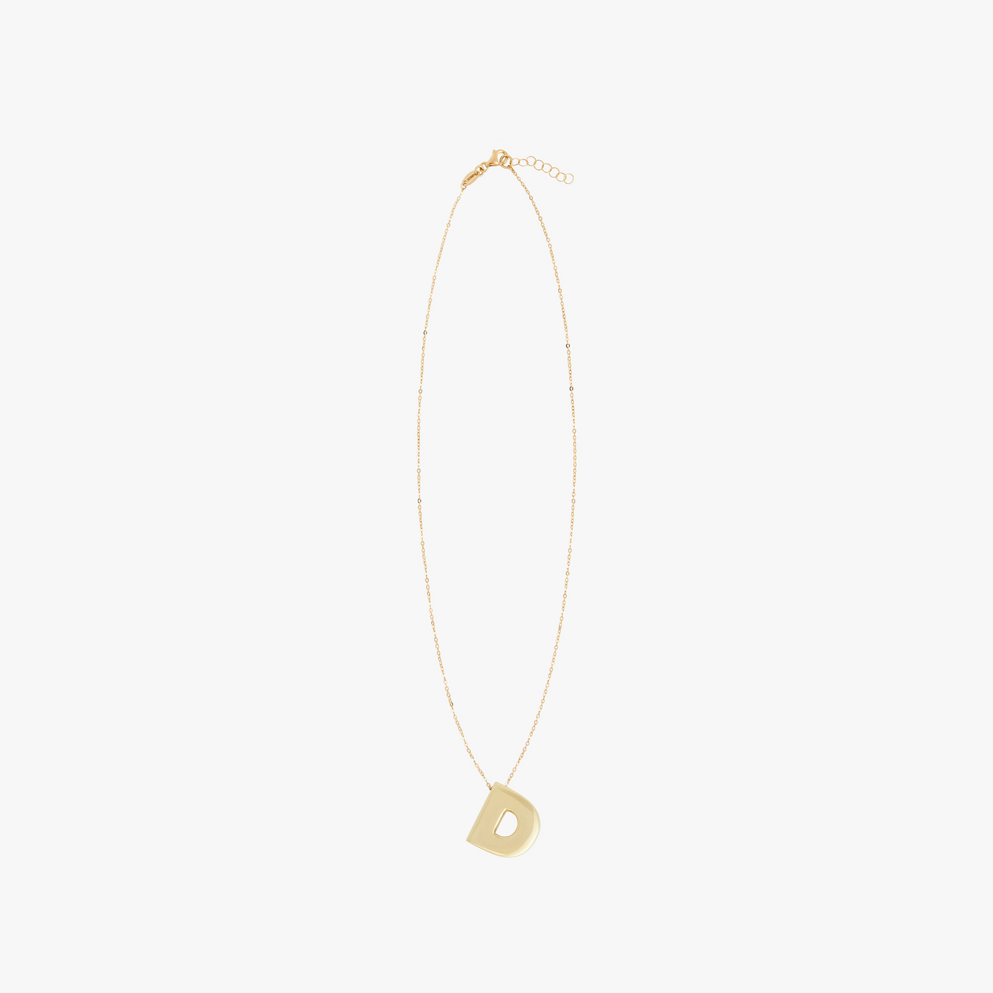 CHUNKY LETTER NECKLACE