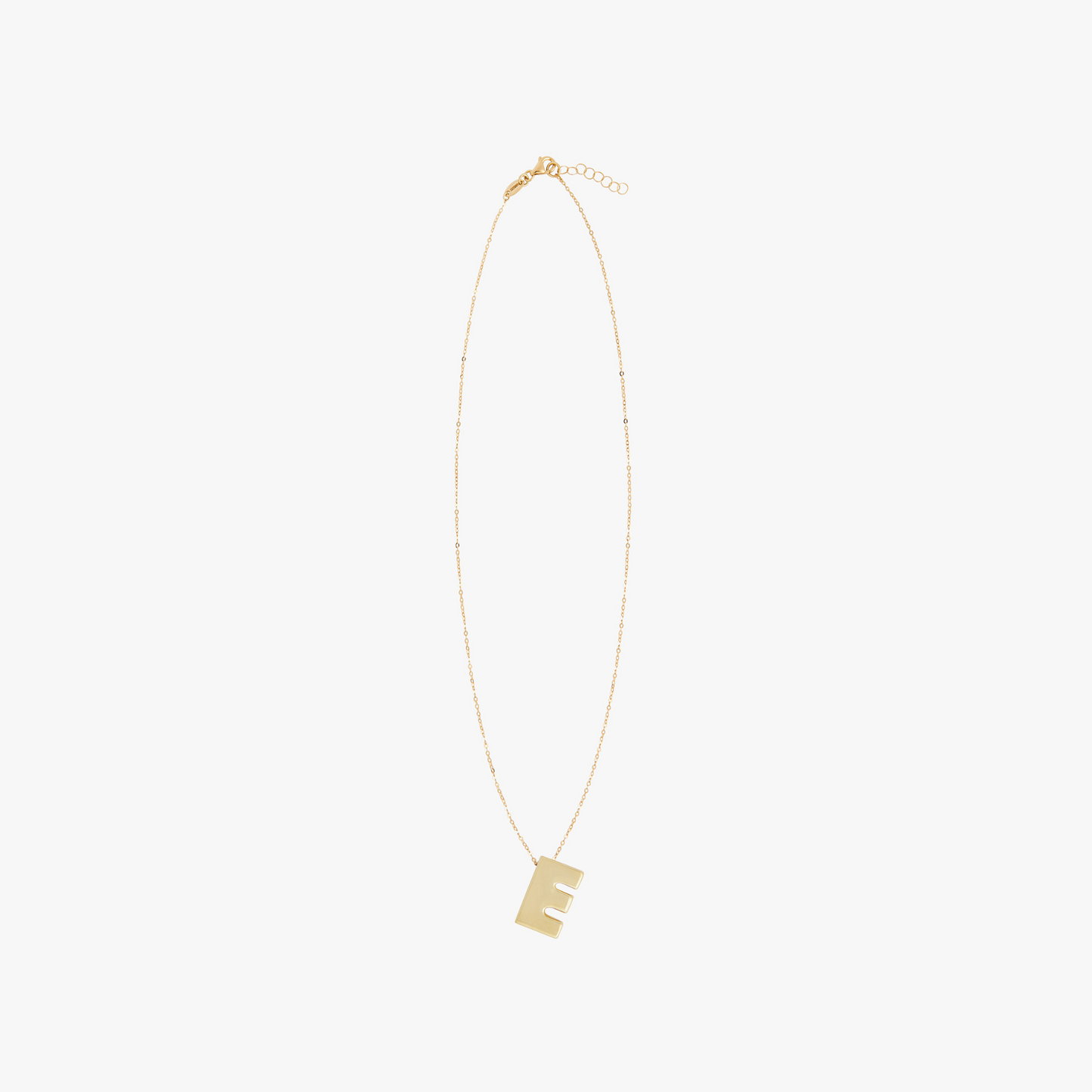 CHUNKY LETTER NECKLACE