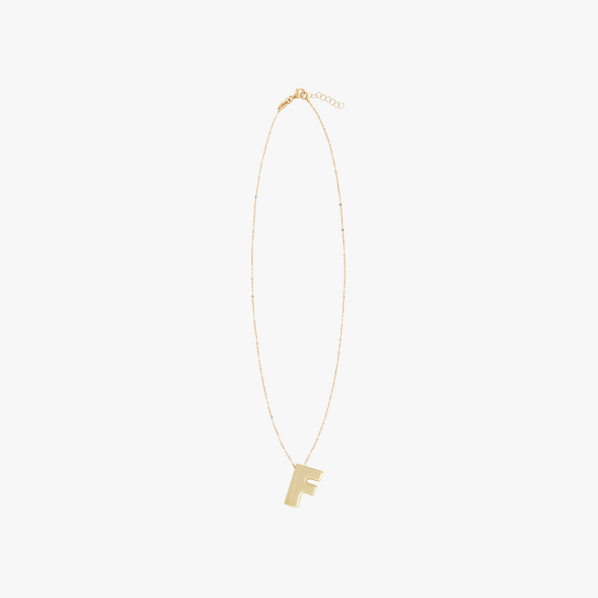 CHUNKY LETTER NECKLACE