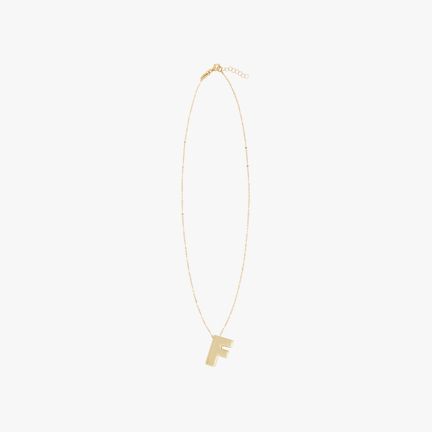 CHUNKY LETTER NECKLACE