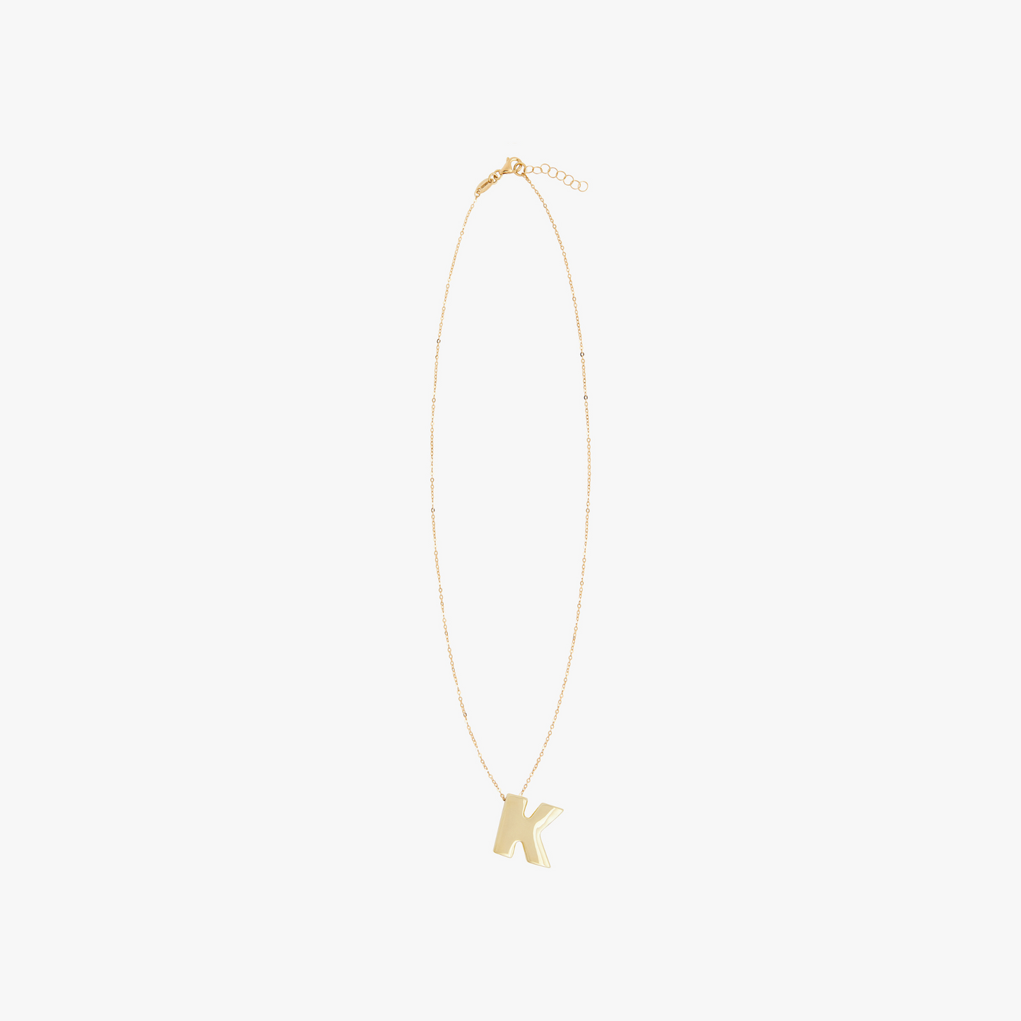 CHUNKY LETTER NECKLACE