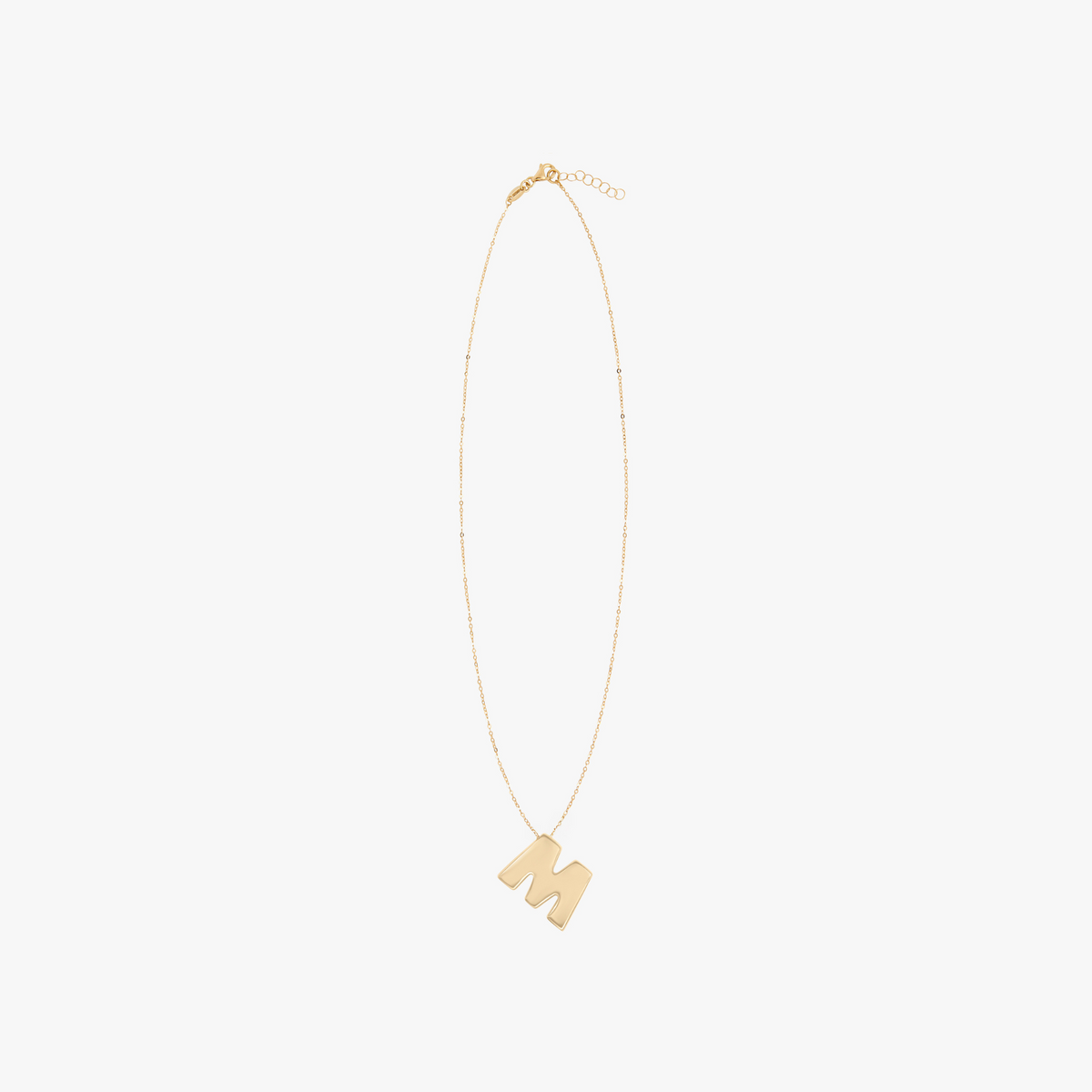 CHUNKY LETTER NECKLACE