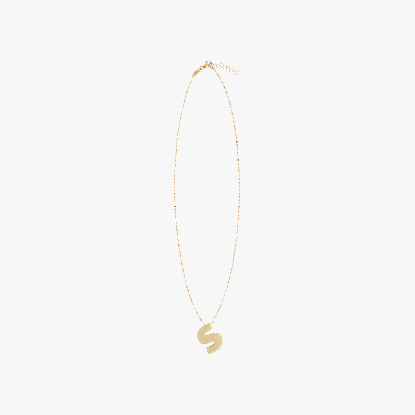 CHUNKY LETTER NECKLACE
