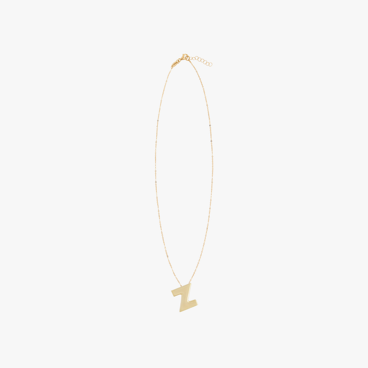 CHUNKY LETTER NECKLACE