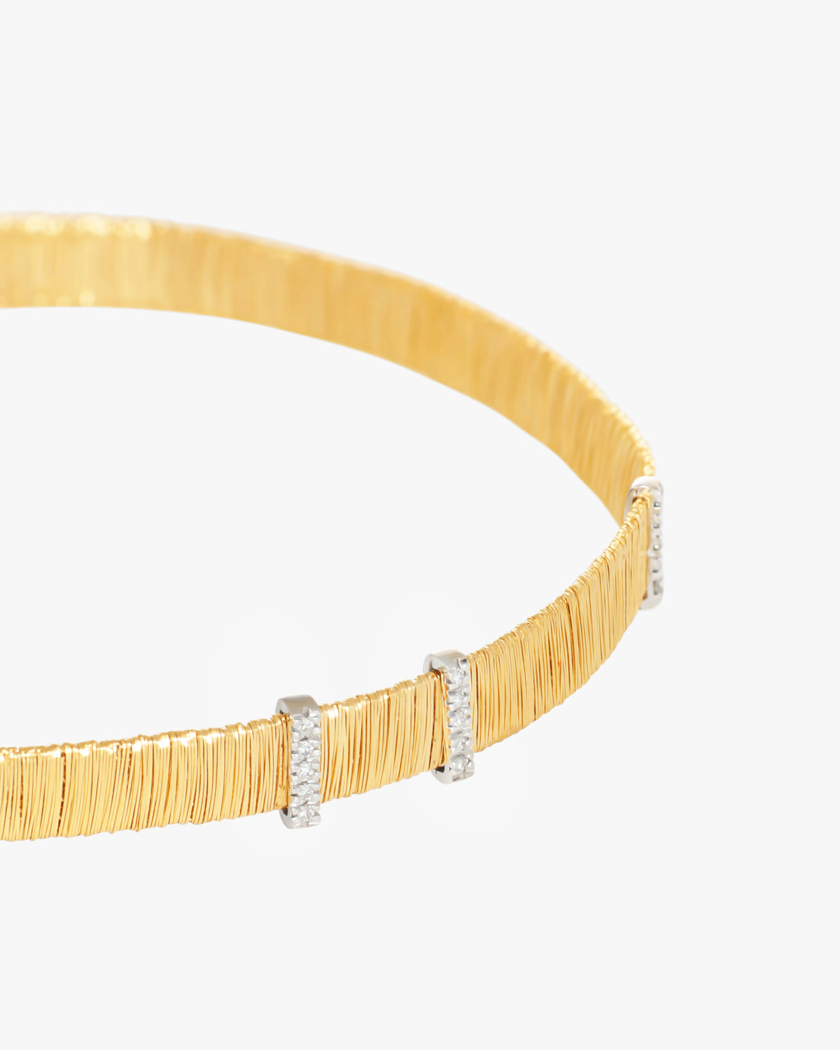 DIAMOND ENDLESS WIRE NECKLACE