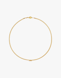 KEEP CLOSE CHARM BAND NECKLACE - Red