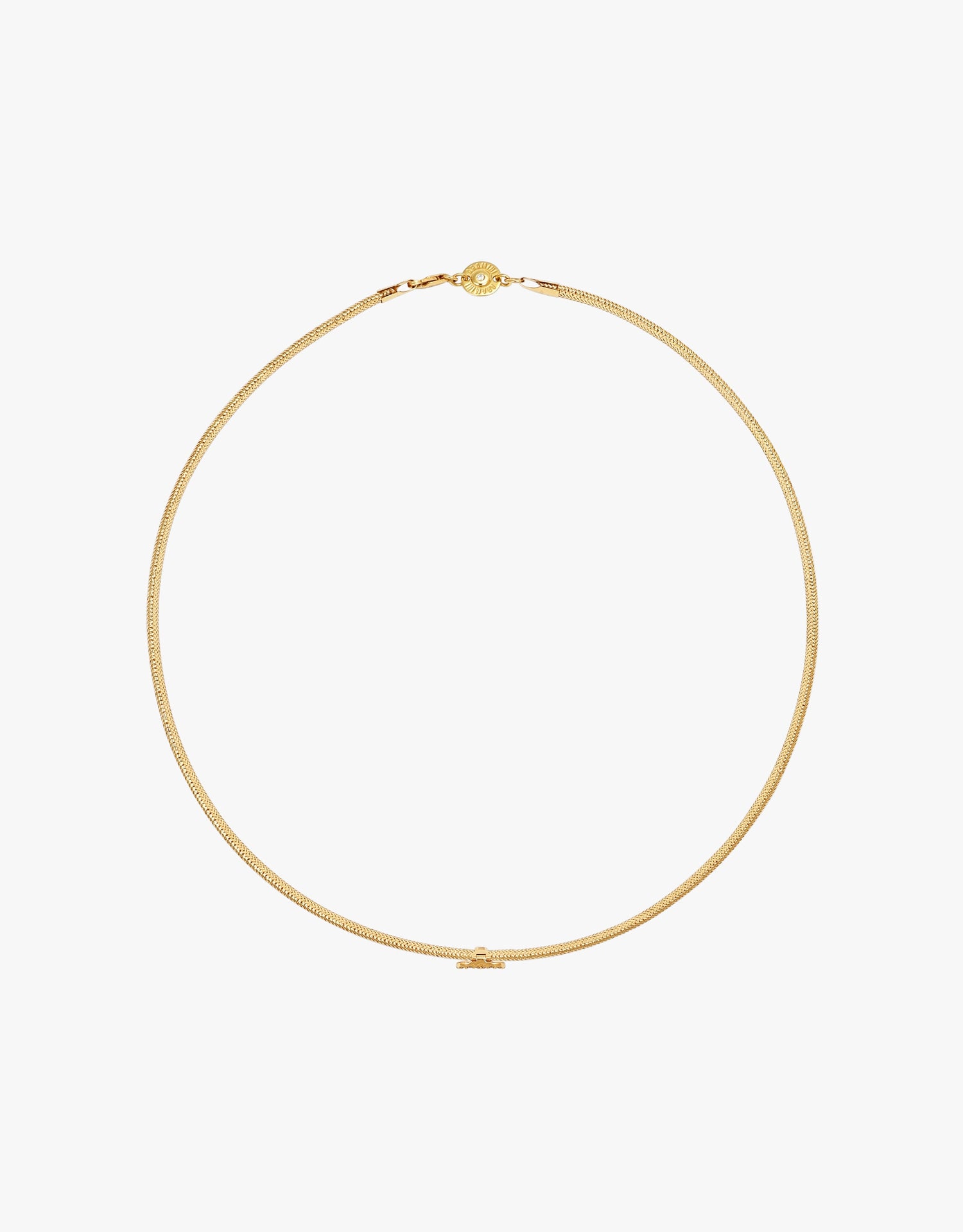 KEEP CLOSE CHARM BAND NECKLACE - Mother of Pearl