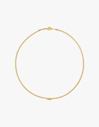 KEEP CLOSE CHARM BAND NECKLACE - Mother of Pearl