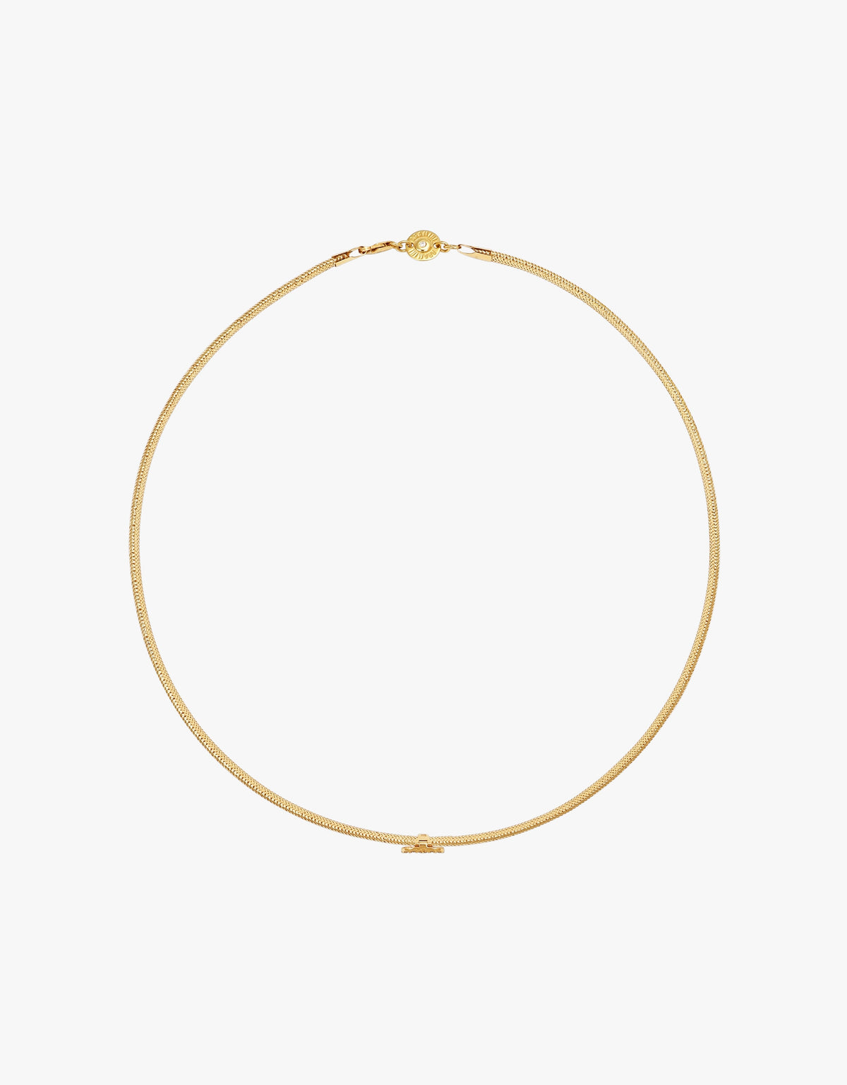 KEEP CLOSE CHARM BAND NECKLACE - Mother of Pearl