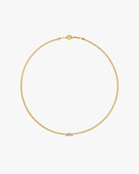 BRIGHT FUTURE CHARM BAND NECKLACE - White
