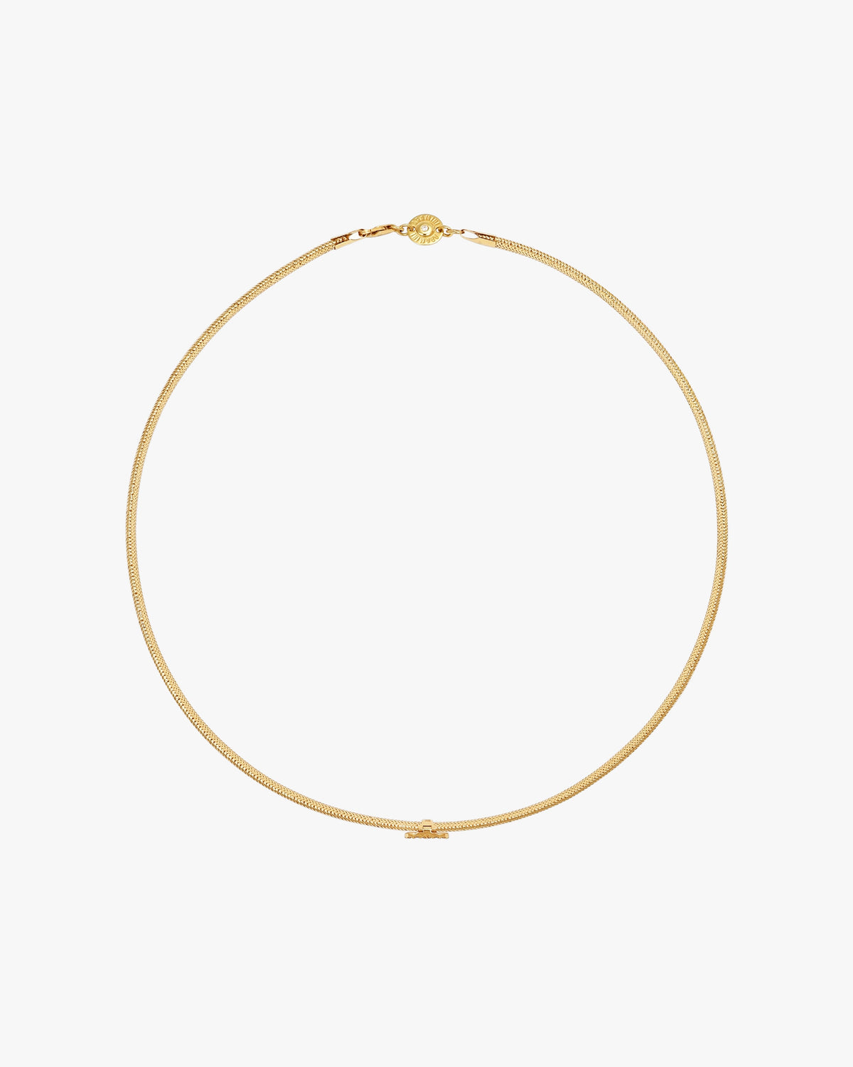 KEEP CLOSE CHARM BAND NECKLACE - Fuchsia