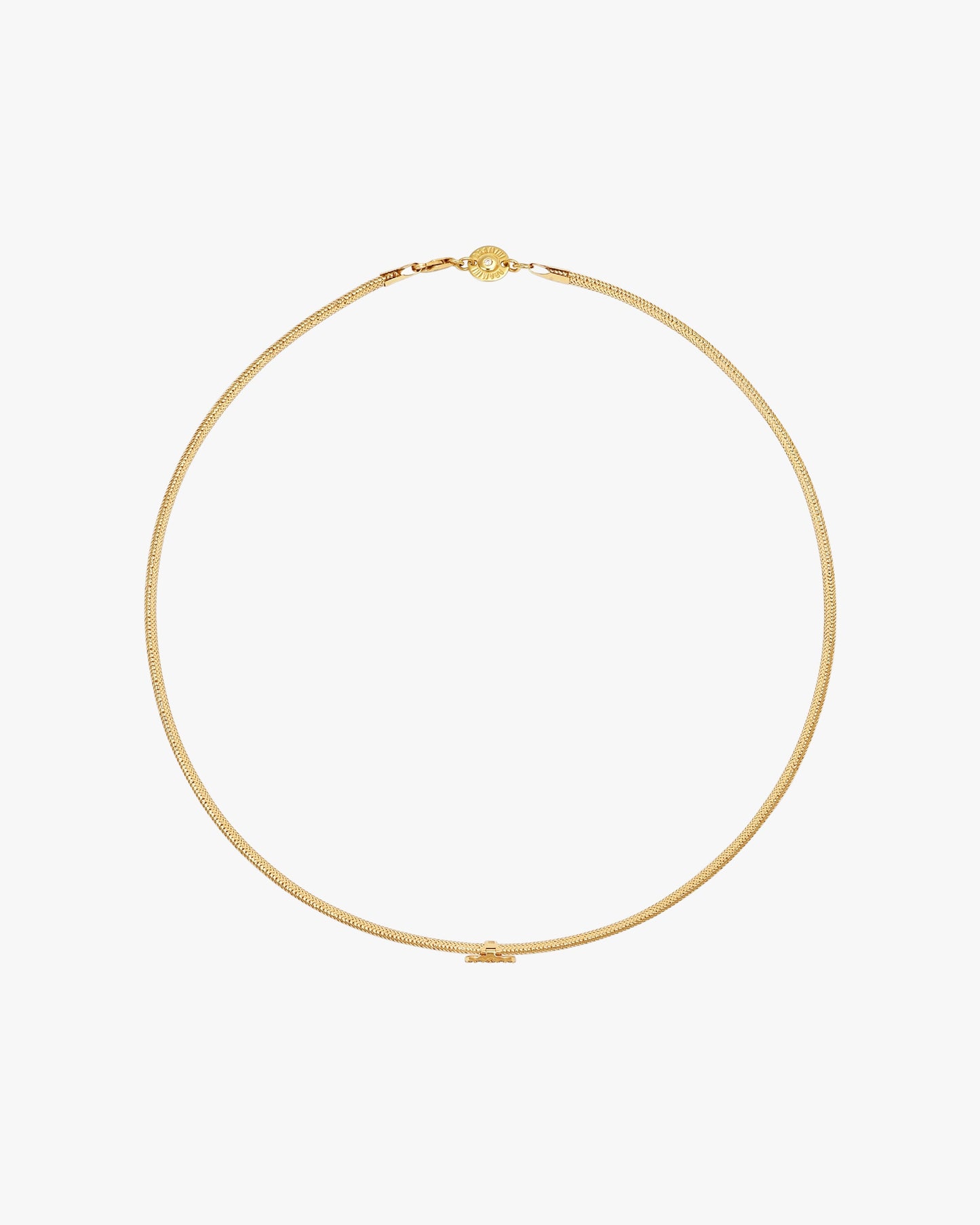 KEEP CLOSE CHARM BAND NECKLACE - Fuchsia