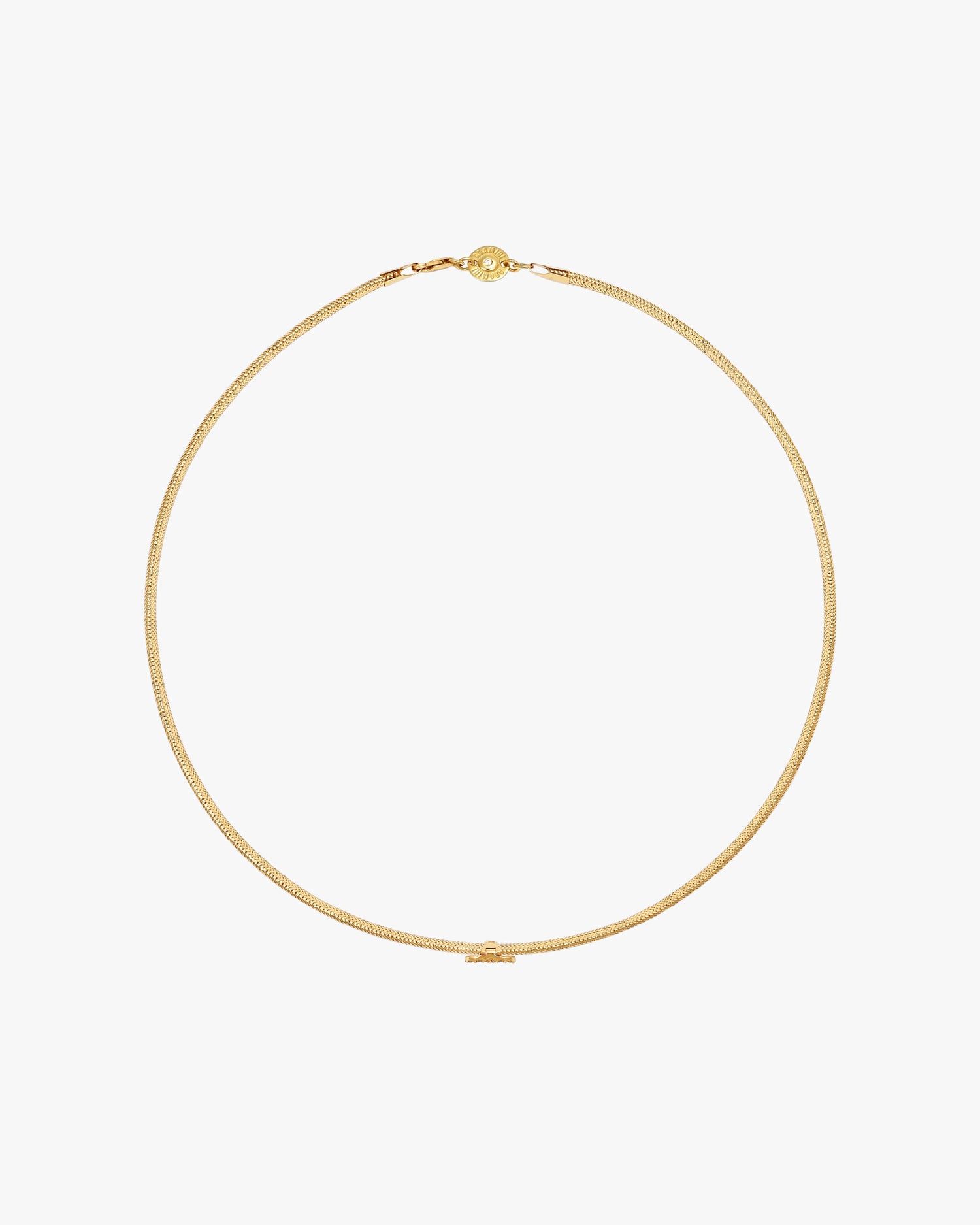 KEEP CLOSE CHARM BAND NECKLACE - Fuchsia