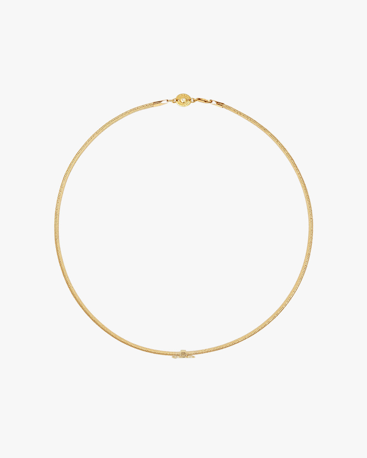 TENDER BEAR CHARM BAND NECKLACE - Mother of Pearl