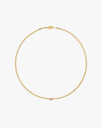 TIED TO YOU CHARM BAND NECKLACE - Yellow