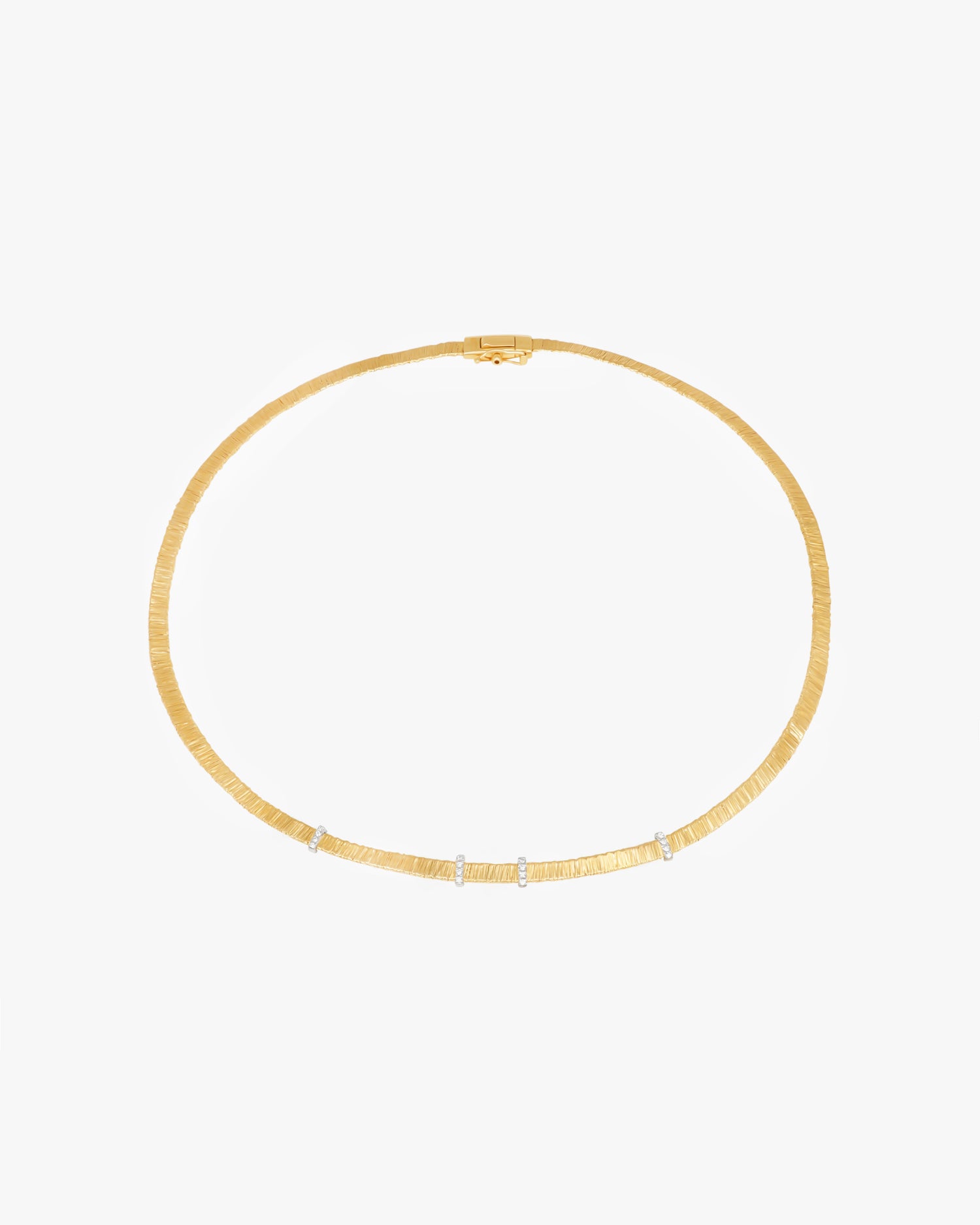 DIAMOND THIN ENDLESS WIRE NECKLACE