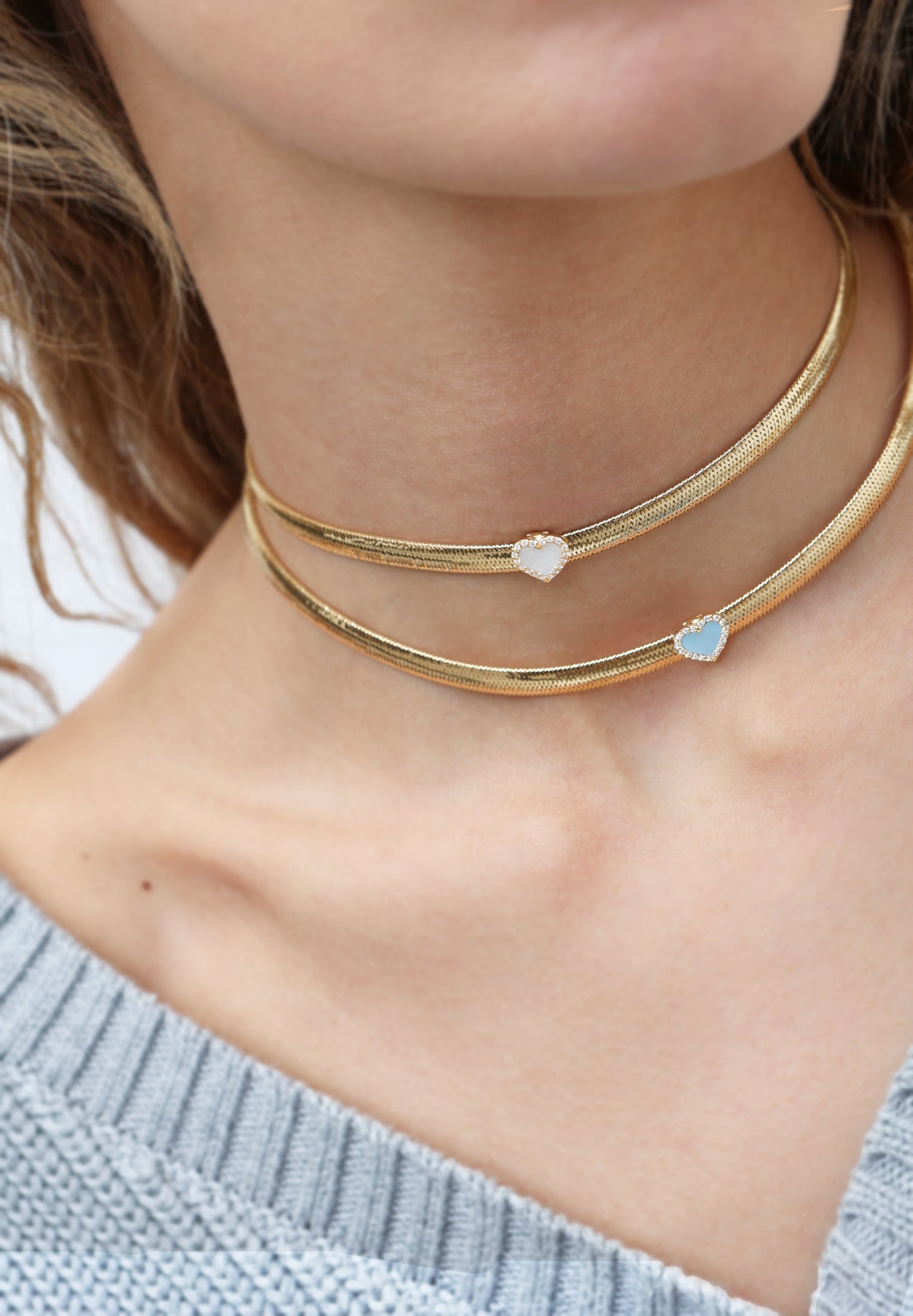 KEEP CLOSE BAND NECKLACE