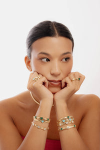 TRINITY SQUARED BAND BRACELET