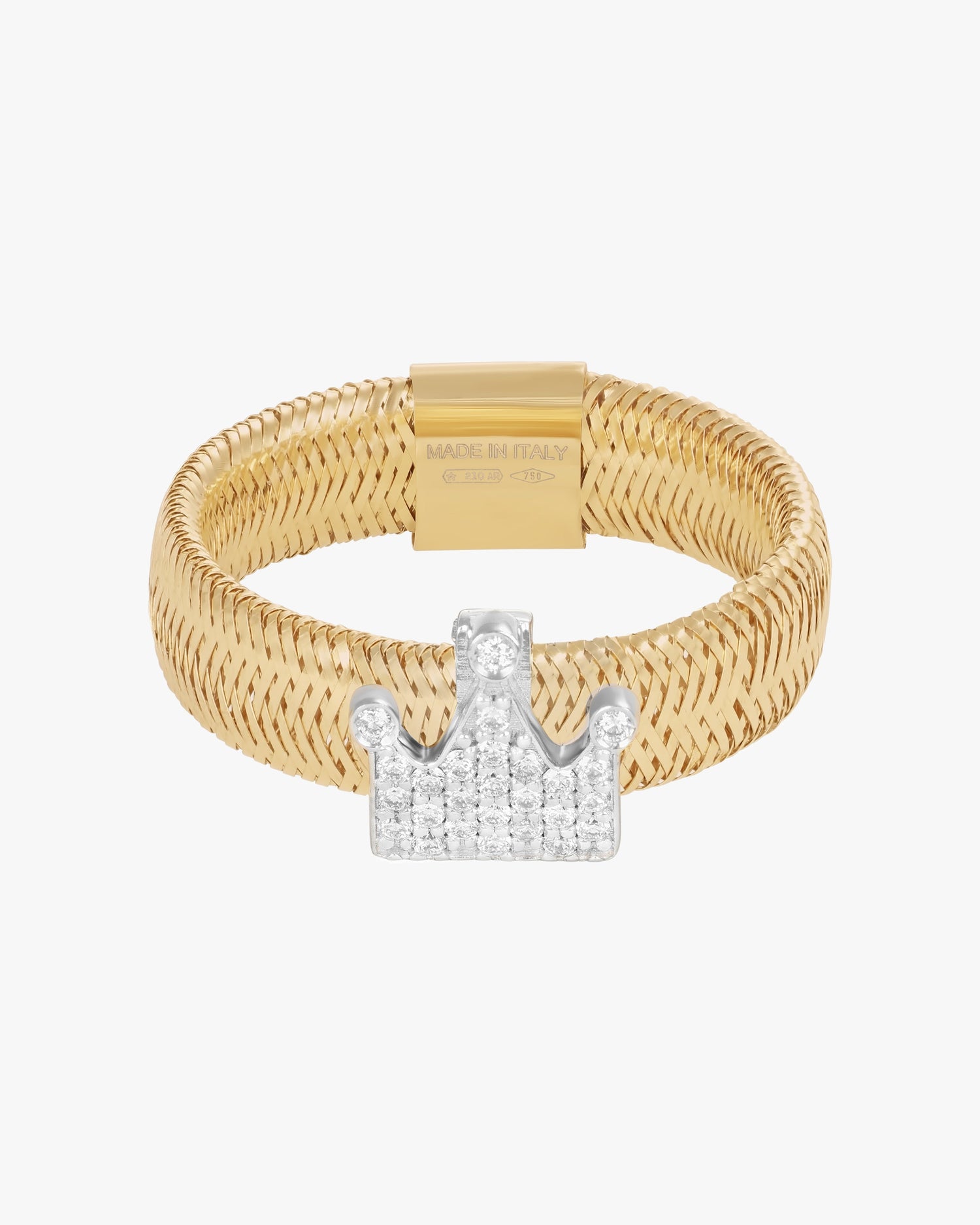 BRIGHT FUTURE CHARM RIBBON RING - White