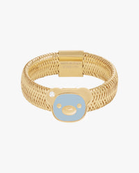 TENDER BEAR CHARM RIBBON RING - Light Blue