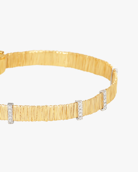 DIAMOND ENDLESS WIRE BRACELET 4
