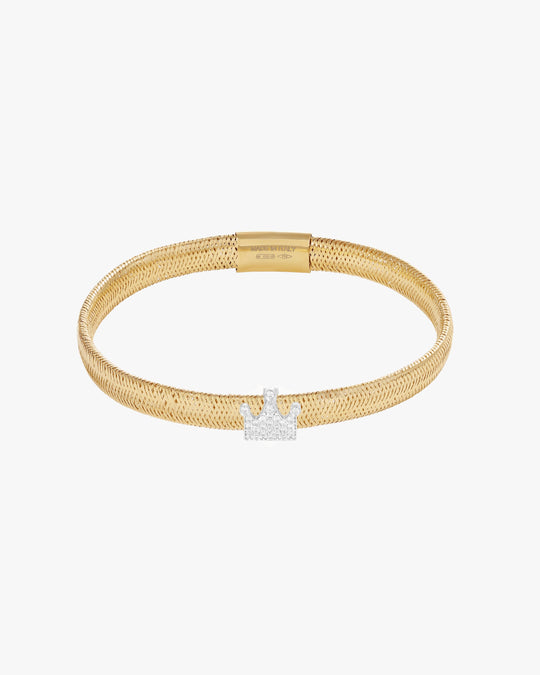 BRIGHT FUTURE CHARM BAND BRACELET - White
