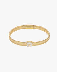 TENDER BEAR CHARM BAND BRACELET - Mother of Pearl