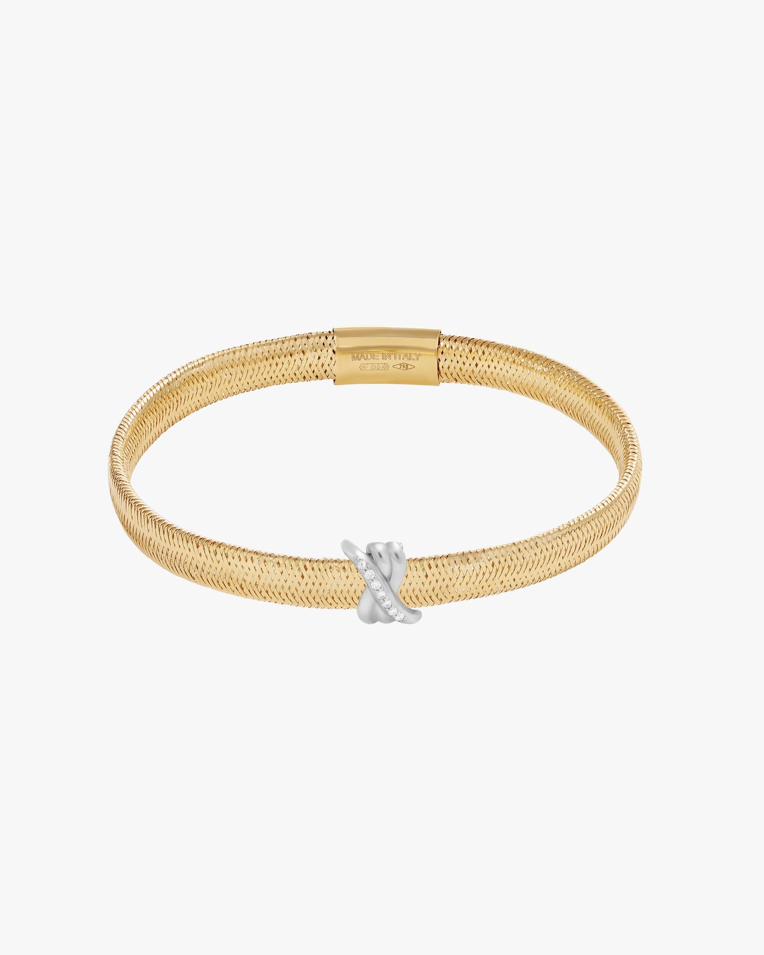 TIED TO YOU CHARM BAND BRACELET - White