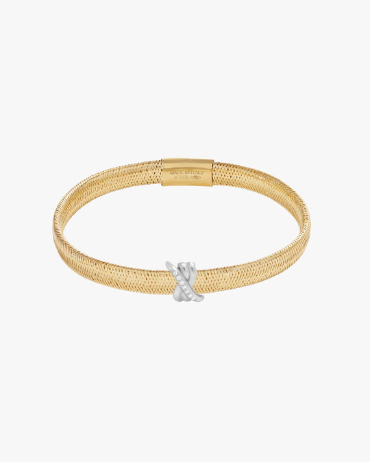 TIED TO YOU CHARM BAND BRACELET - White