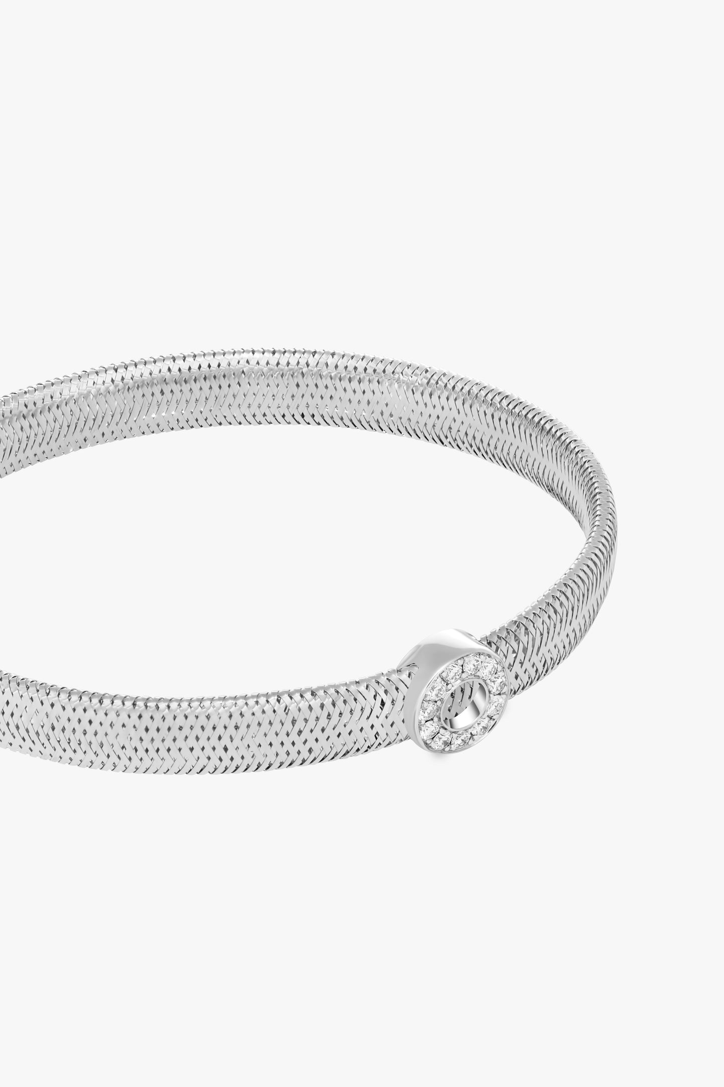 DIAMOND CIRCLE FLEX BRACELET