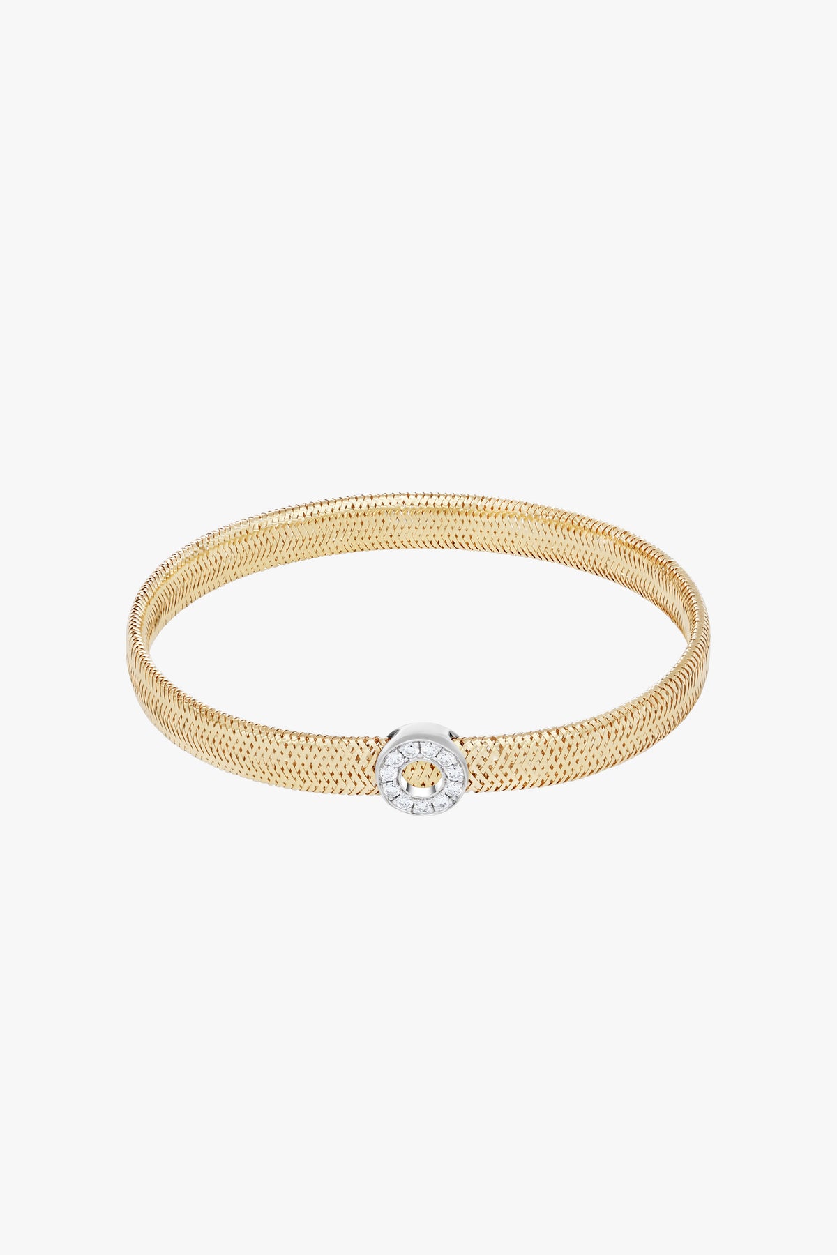 DIAMOND CIRCLE FLEX BRACELET