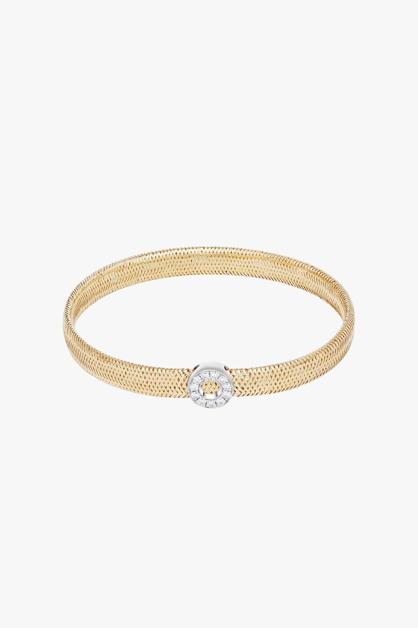 DIAMOND CIRCLE FLEX BRACELET