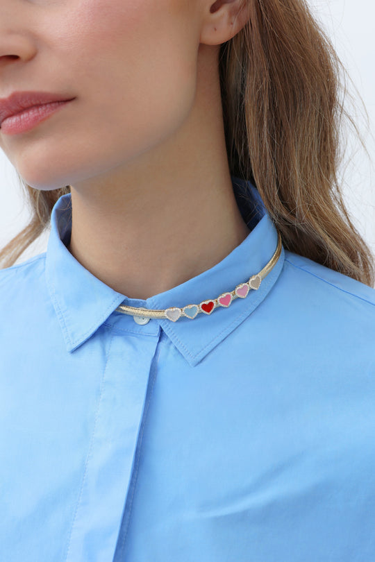 KEEP CLOSE BAND NECKLACE
