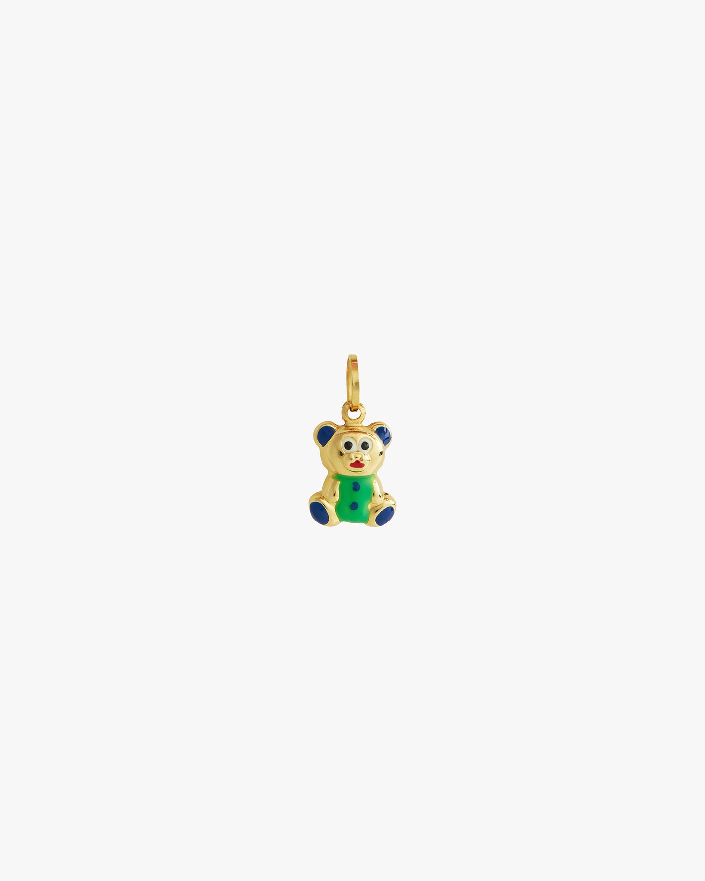 GREEN BEAR CHARM