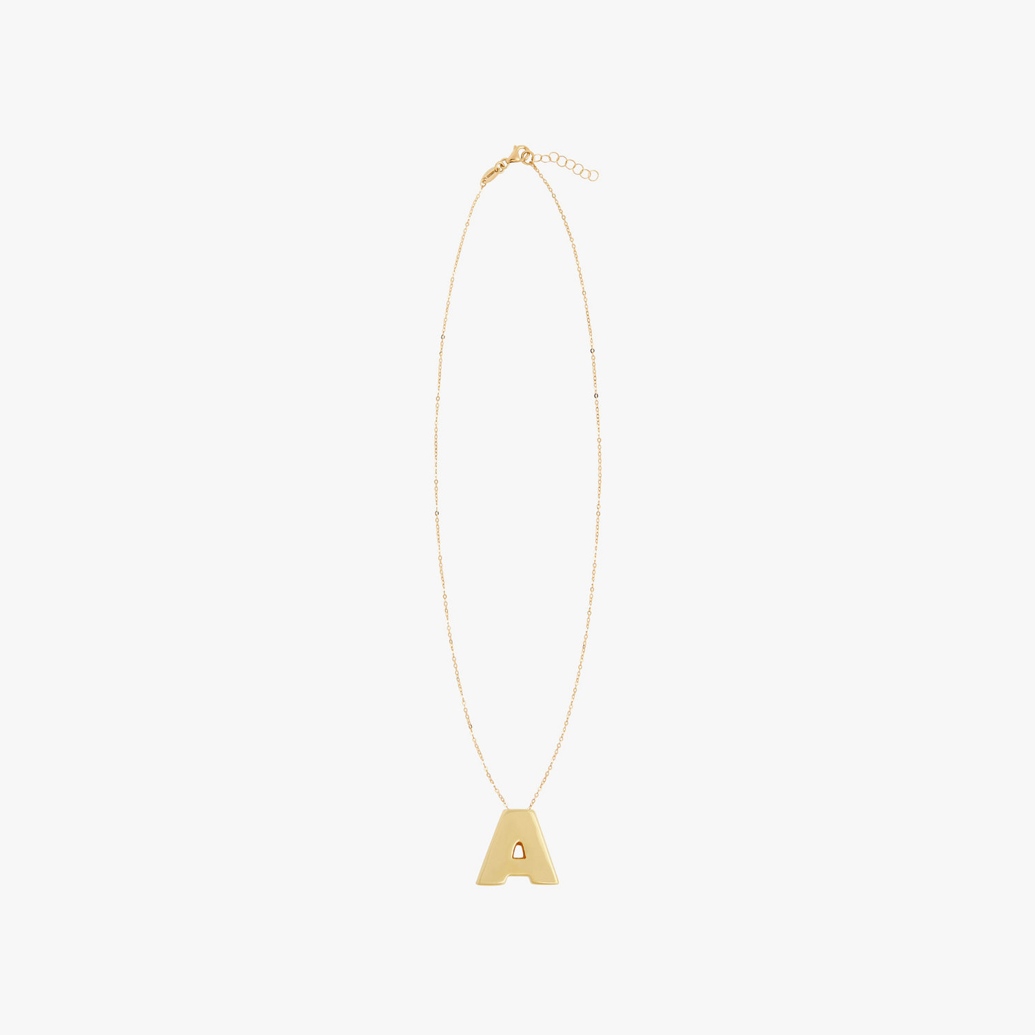 CHUNKY LETTER NECKLACE