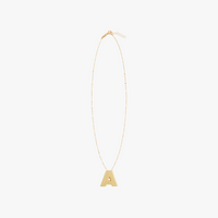 CHUNKY LETTER NECKLACE