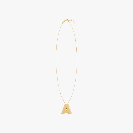 CHUNKY LETTER NECKLACE