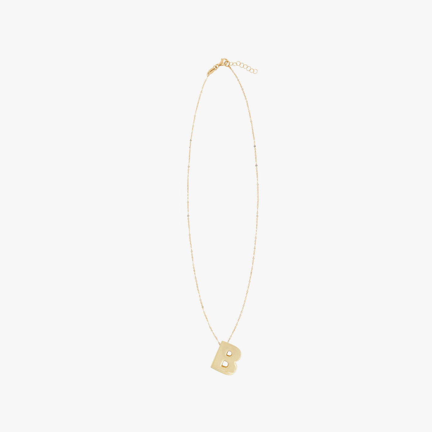 CHUNKY LETTER NECKLACE