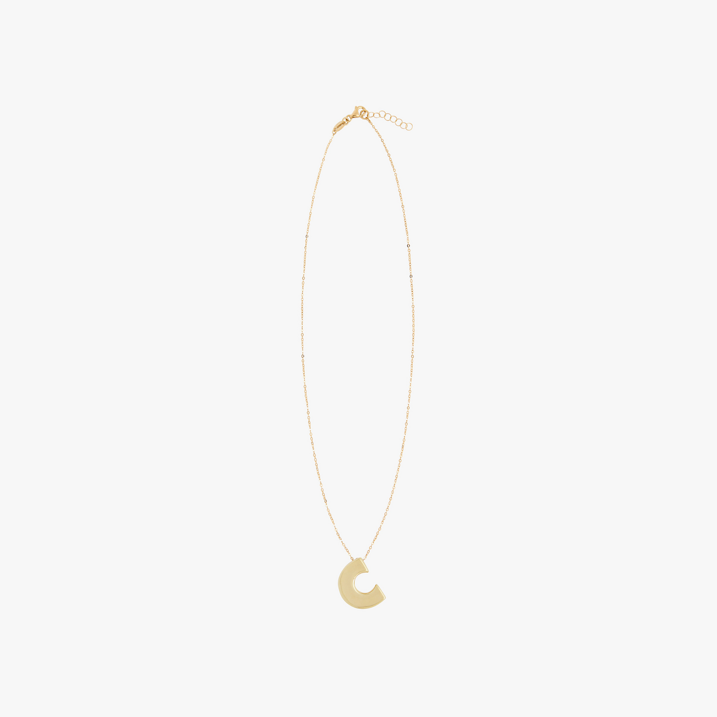 CHUNKY LETTER NECKLACE